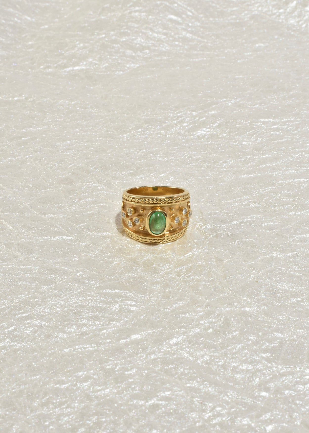 Emerald Diamond Ring