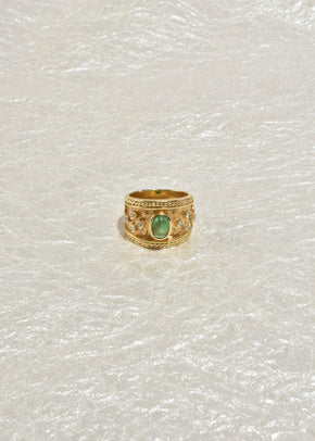 Emerald Diamond Ring