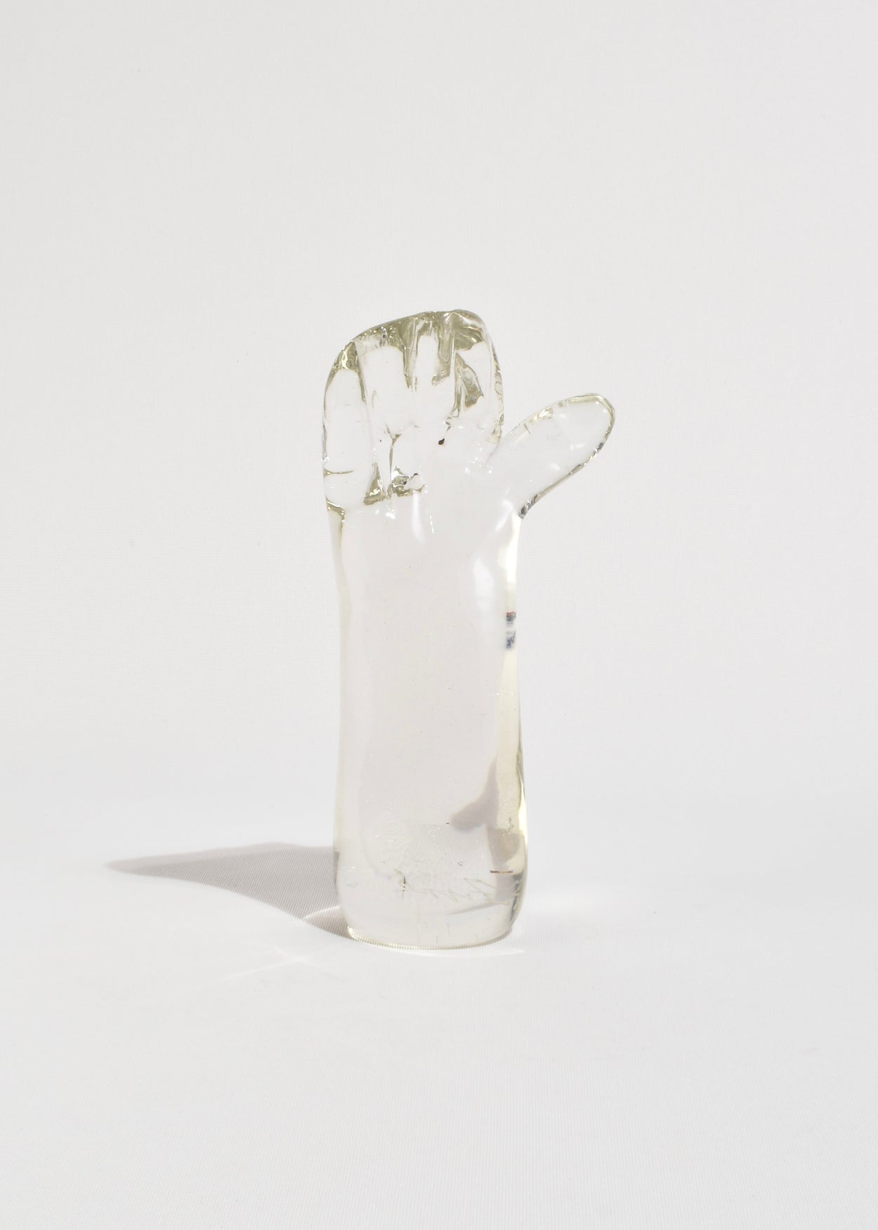 Glass Hand Sculpture