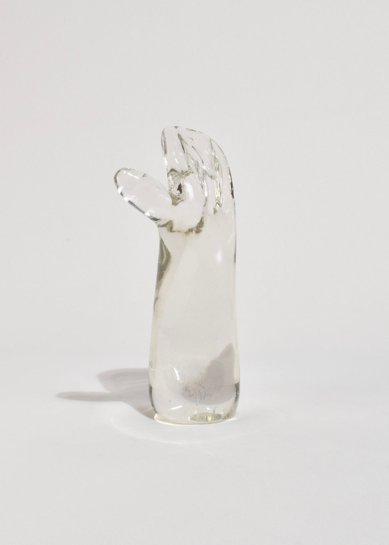 Glass Hand Sculpture