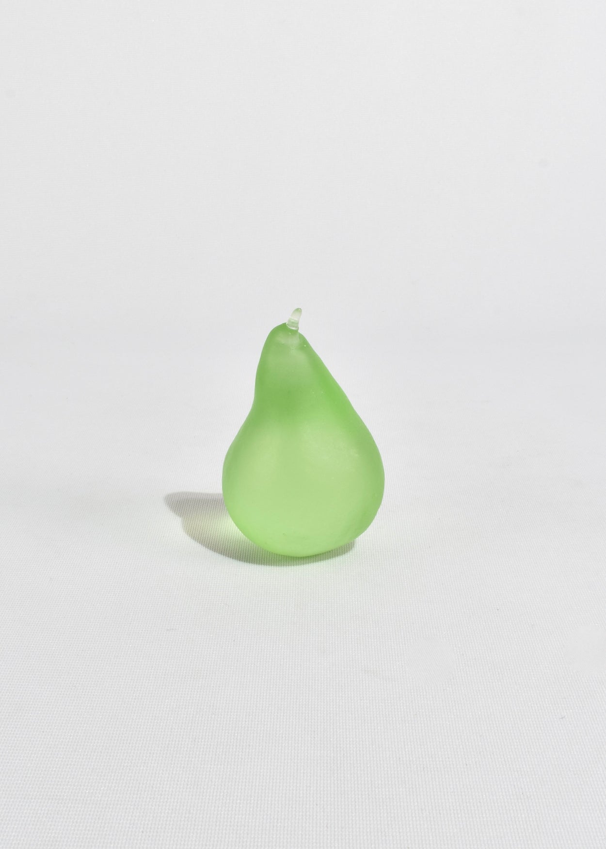 Glass Pear in Lime