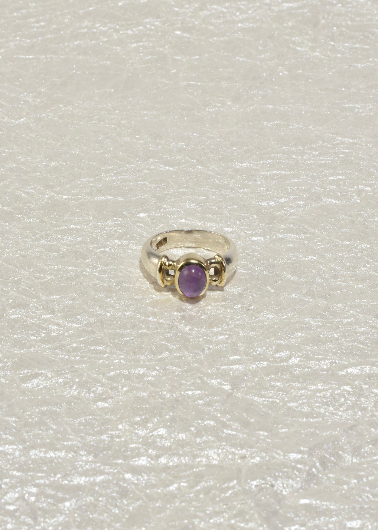 Modernist Amethyst Ring