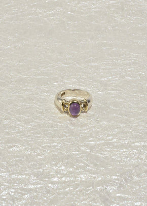 Modernist Amethyst Ring