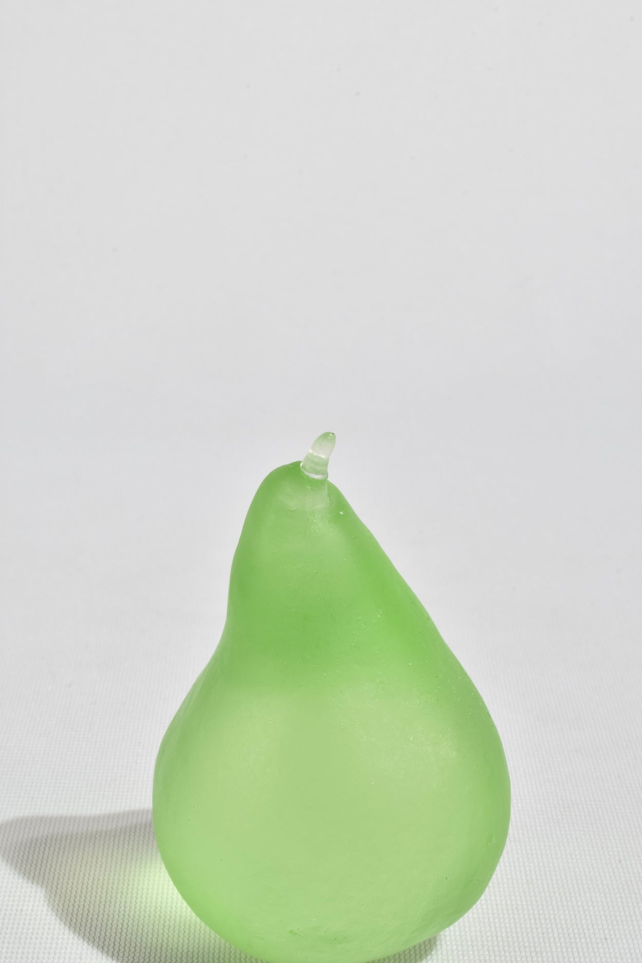 Glass Pear in Lime