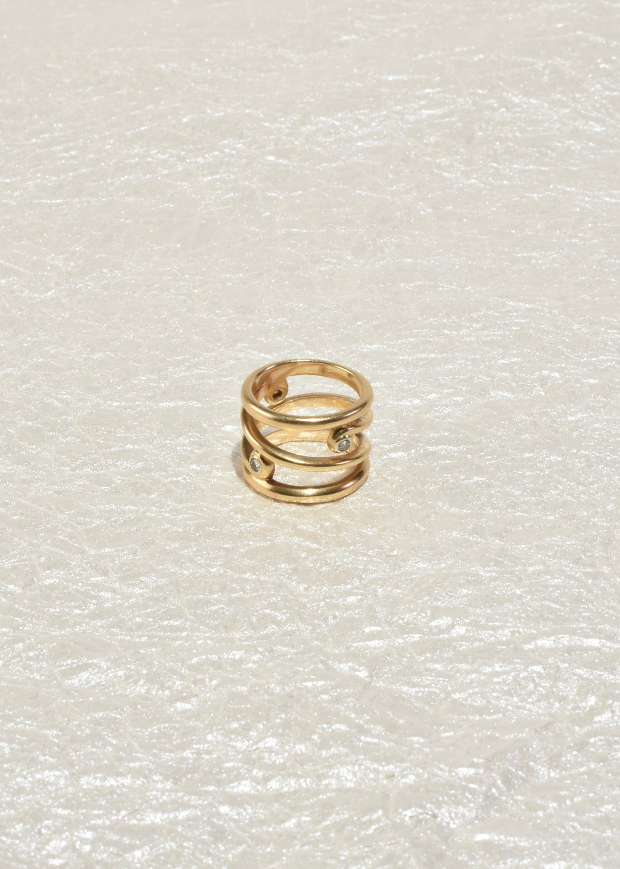 Gold Diamond Wrap Ring