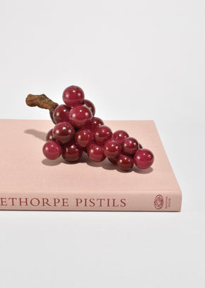 Alabaster Grape Sculpture