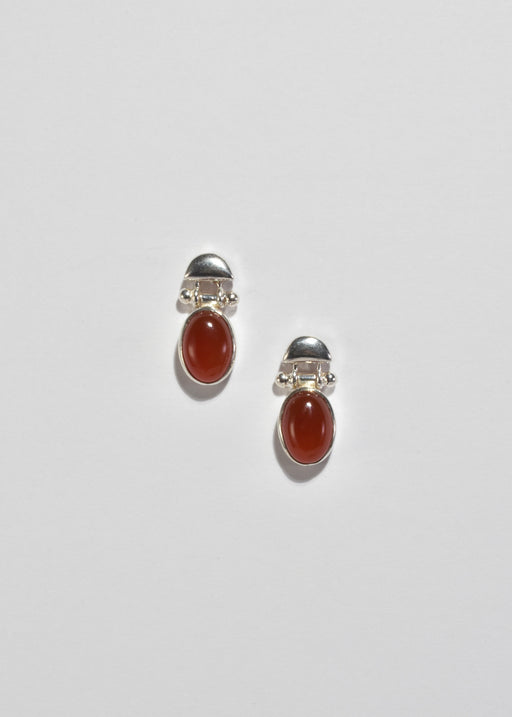 Modernist Carnelian Earrings