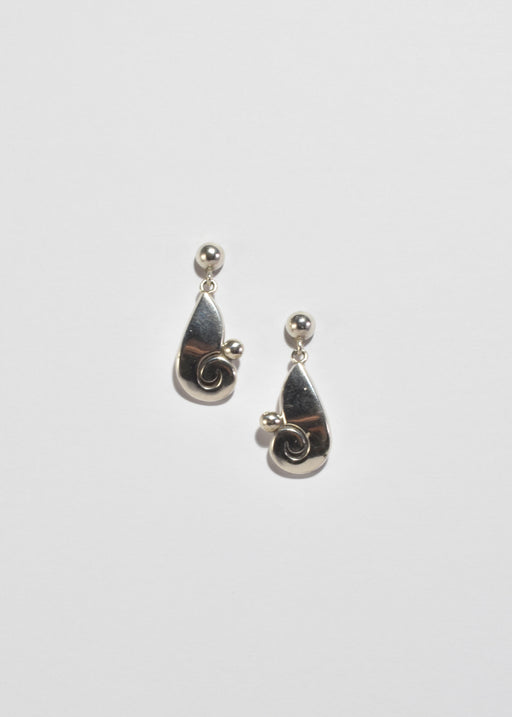 Sculptural Spiral Earrings
