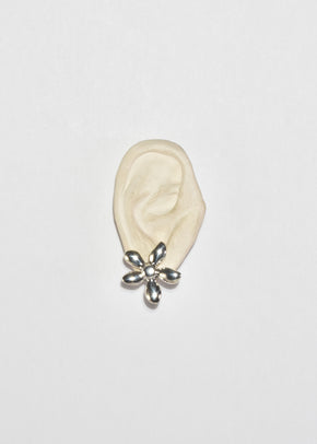 Silver Flower Earrings