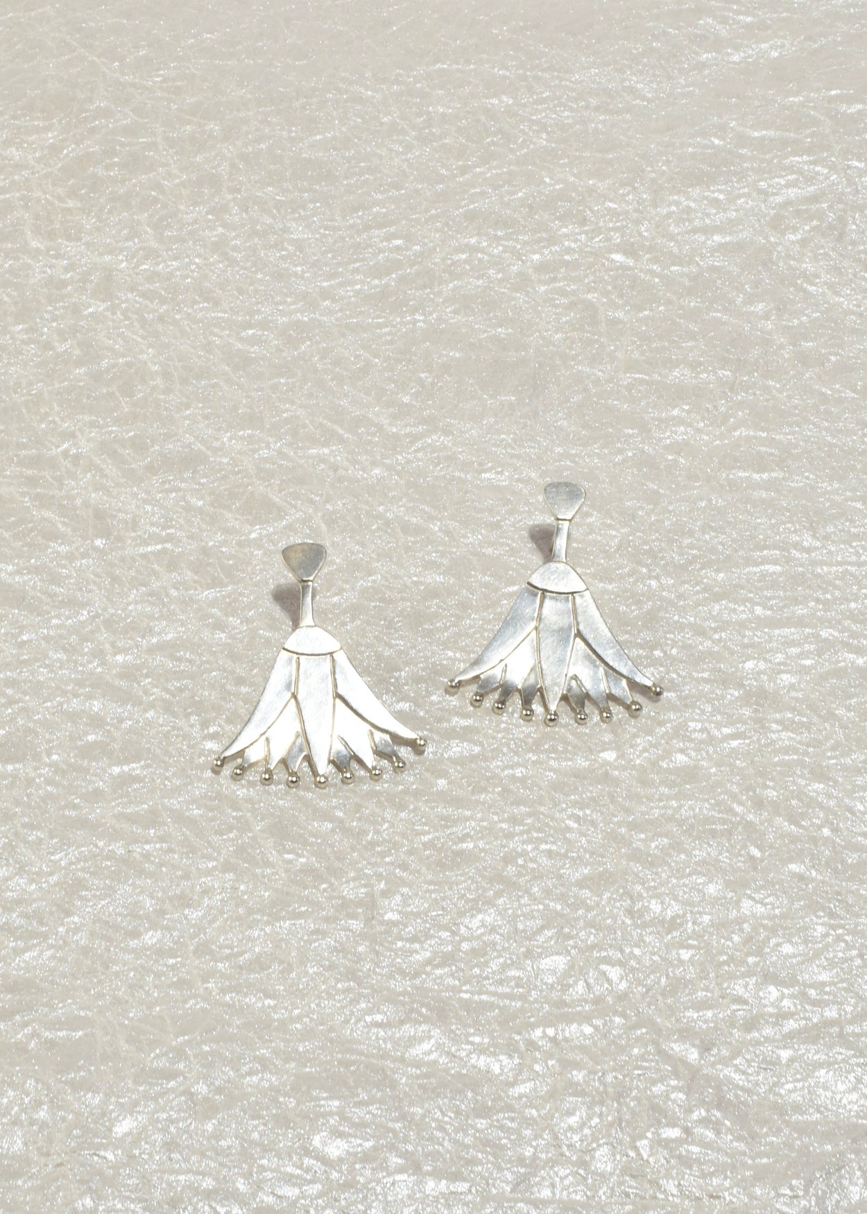 Depicted Flower Earrings