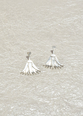 Depicted Flower Earrings