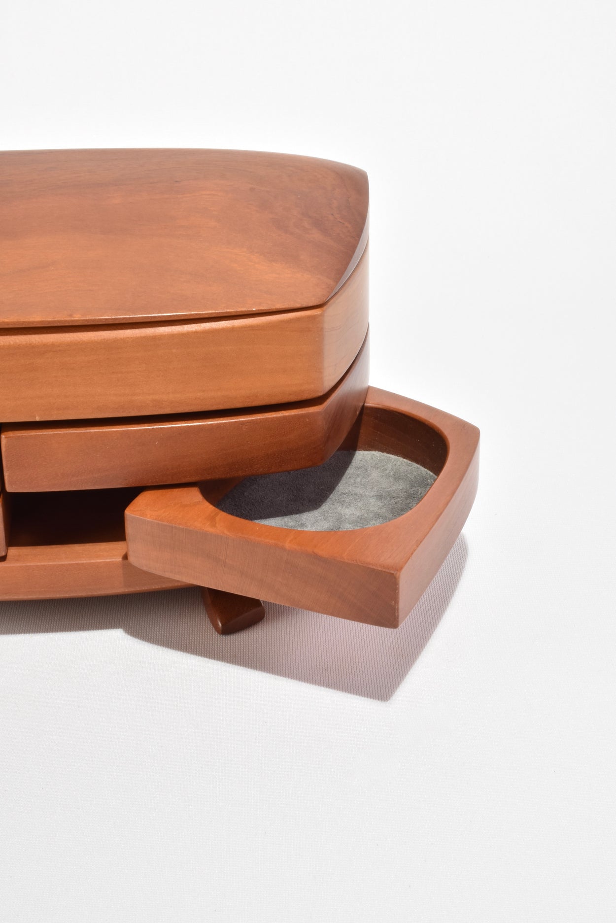 Pivoting Wooden Jewelry Box