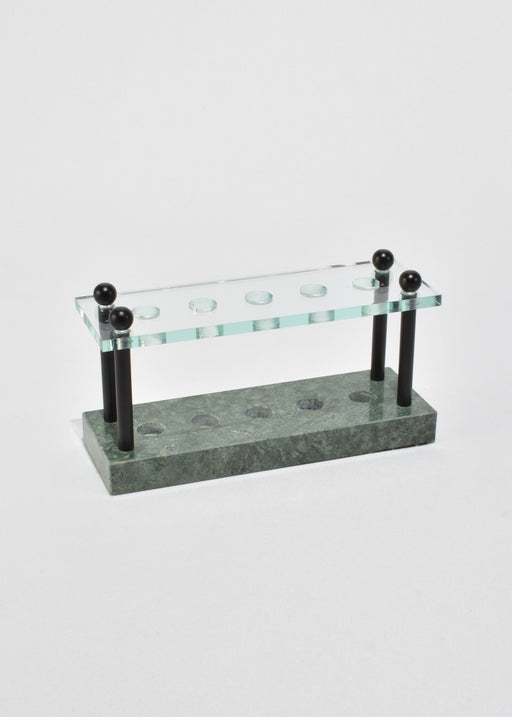 Marble and Glass Pen Holder