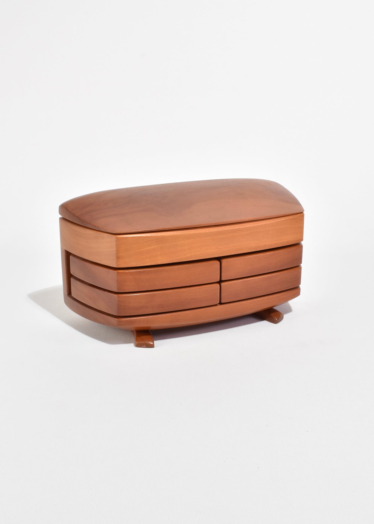 Pivoting Wooden Jewelry Box