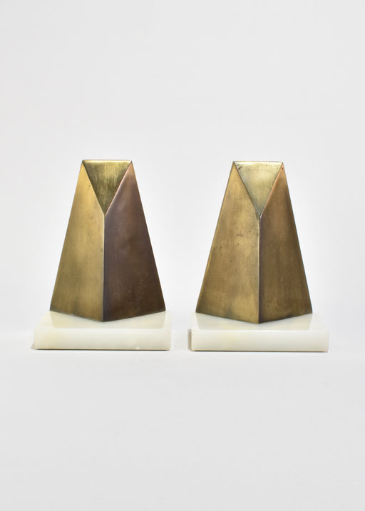 Bronze Bookends