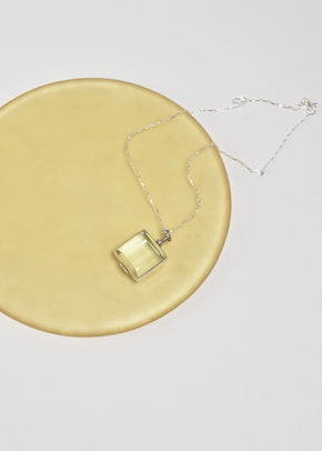 Glass Locket Necklace