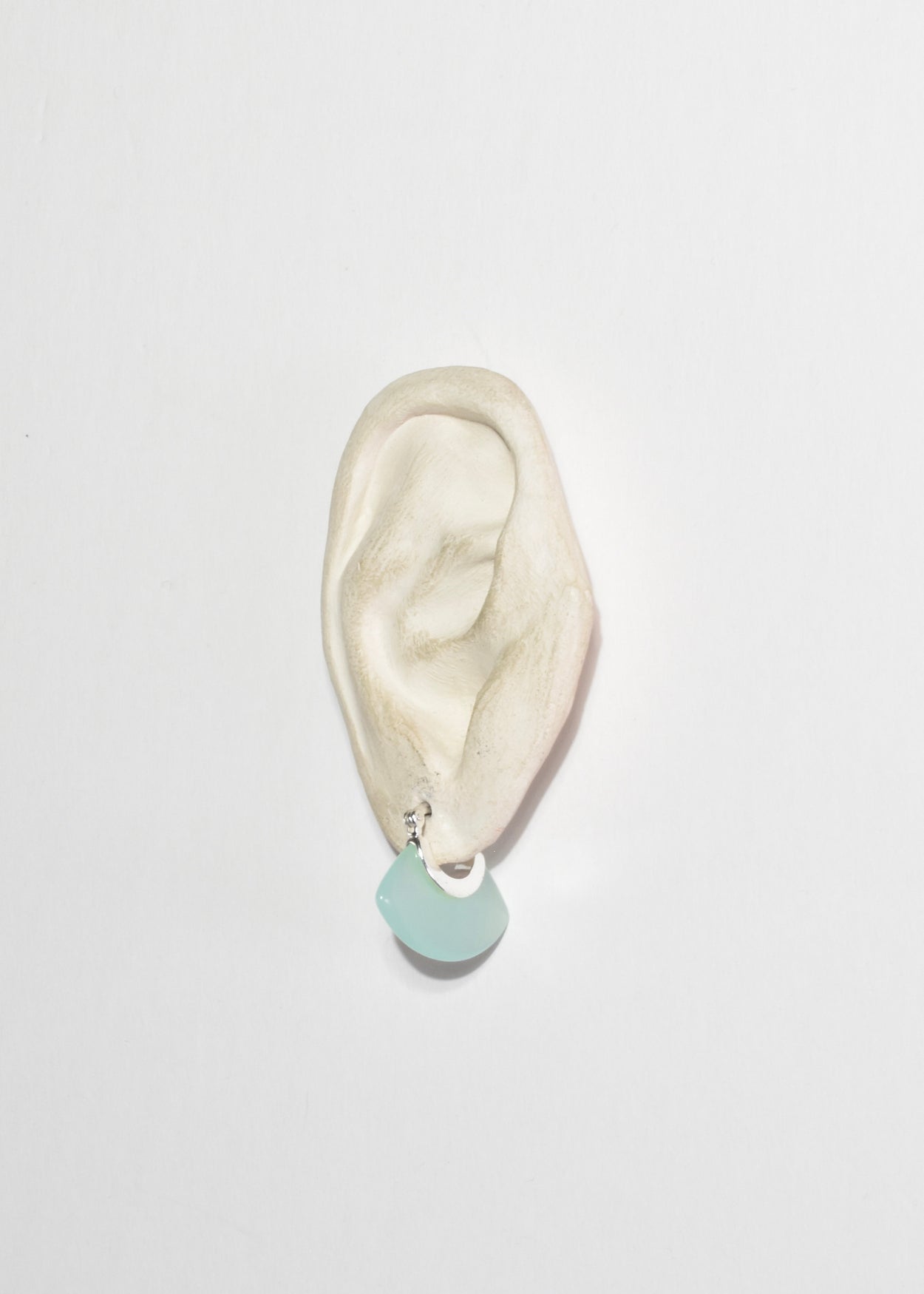 Chalcedony Hoop Earrings