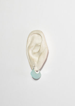 Chalcedony Hoop Earrings