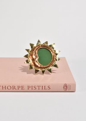 Brass Sun Picture Frame