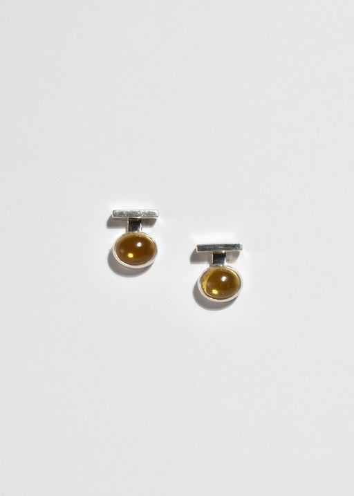 Citrine Bar Earrings