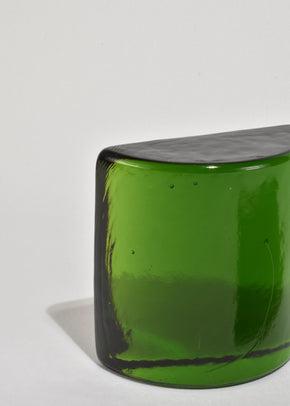 Emerald Glass Bookends