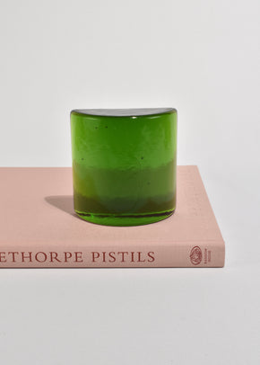 Emerald Glass Bookends