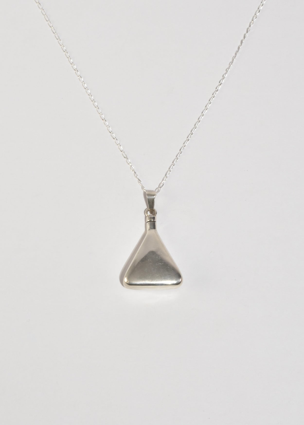 Triangle Perfume Pendant Necklace