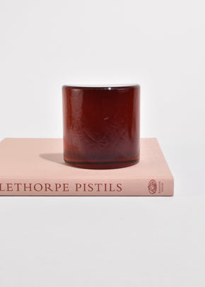 Amber Glass Bookends