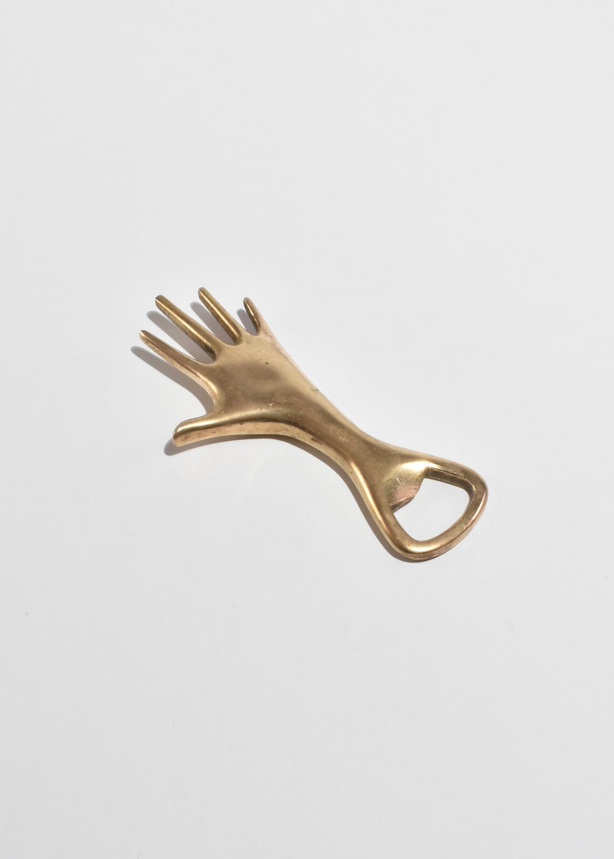 Brass Hand Bottle Opener