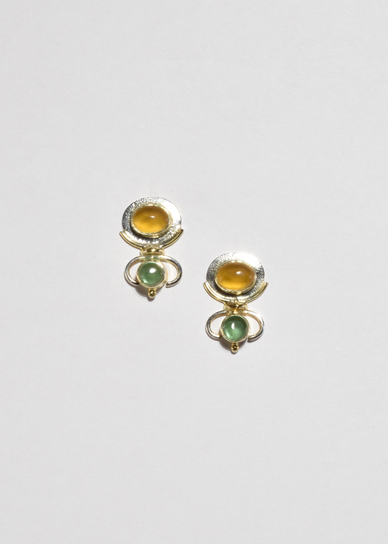 Citrine Peridot Earrings