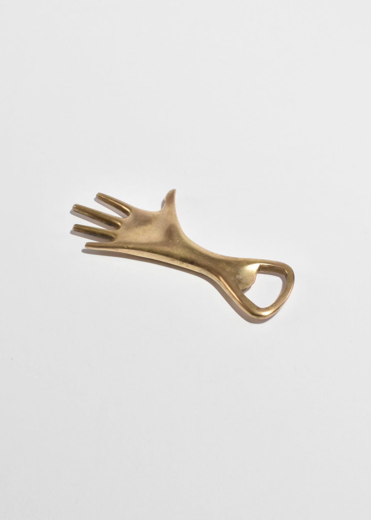 Brass Hand Bottle Opener