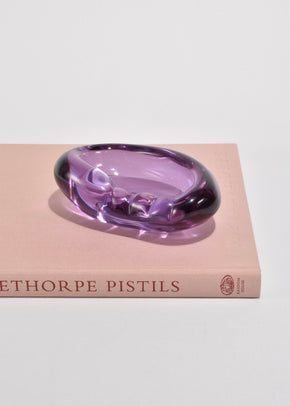 Lilac Italian Glass Catchall