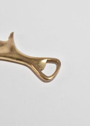 Brass Hand Bottle Opener