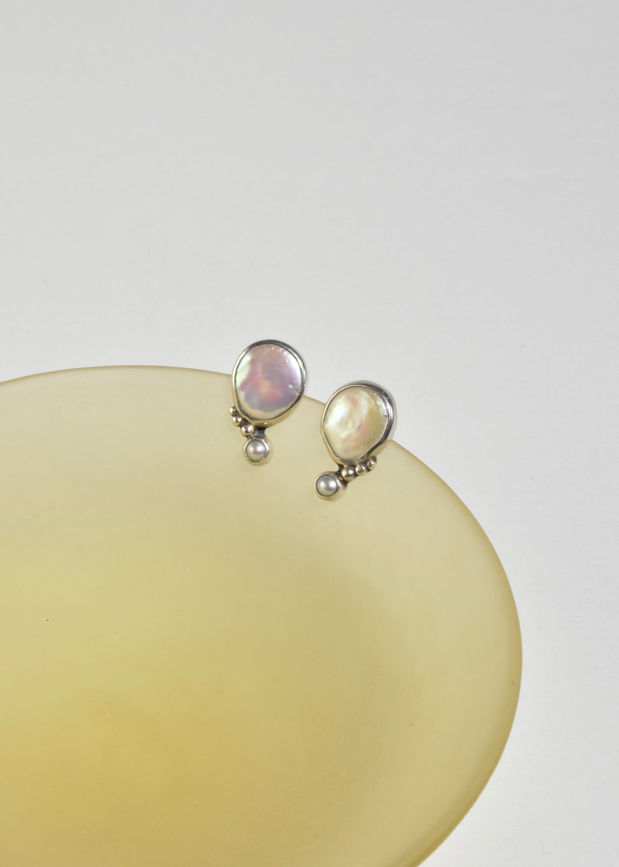 Organic Pearl Earrings