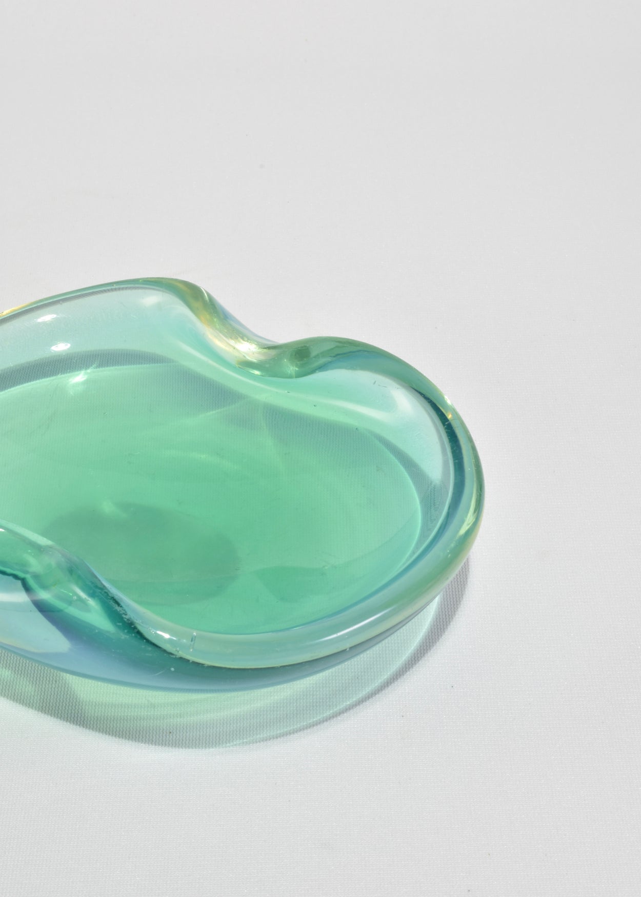 Green Opalescent Bowl