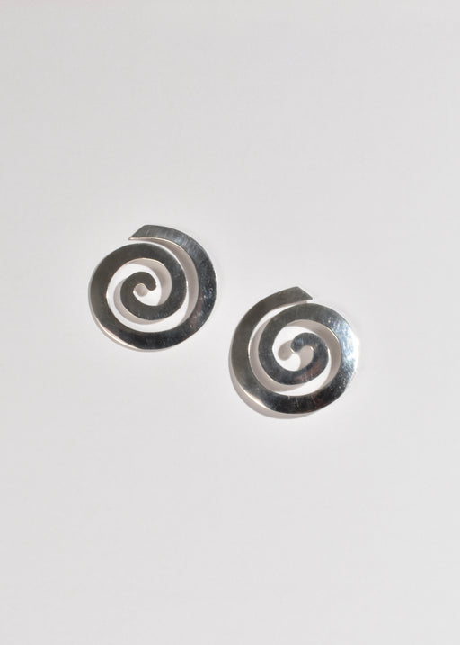 Oversized Spiral Earrings