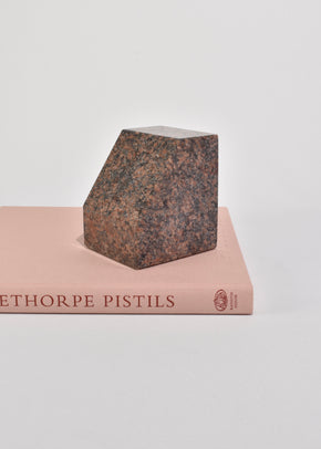 Sculptural Granite Bookends