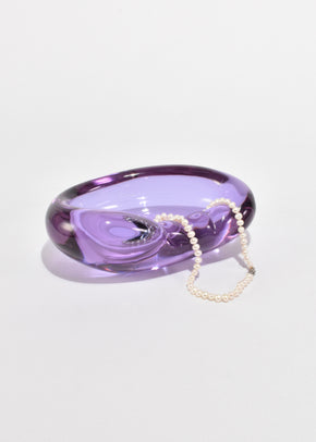 Lilac Italian Glass Catchall