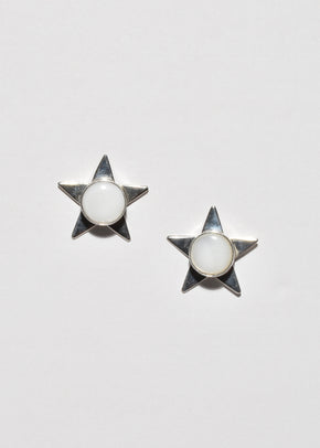 Star Mother of Pearl Earrings