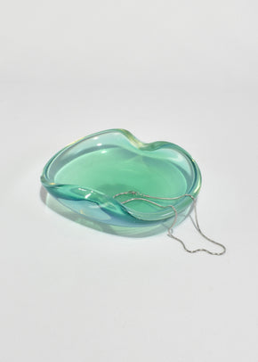 Green Opalescent Bowl