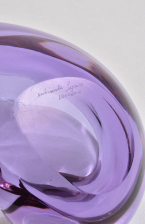 Lilac Italian Glass Catchall