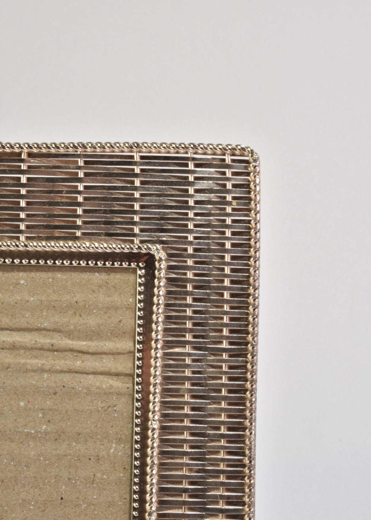 Woven Metal Picture Frame