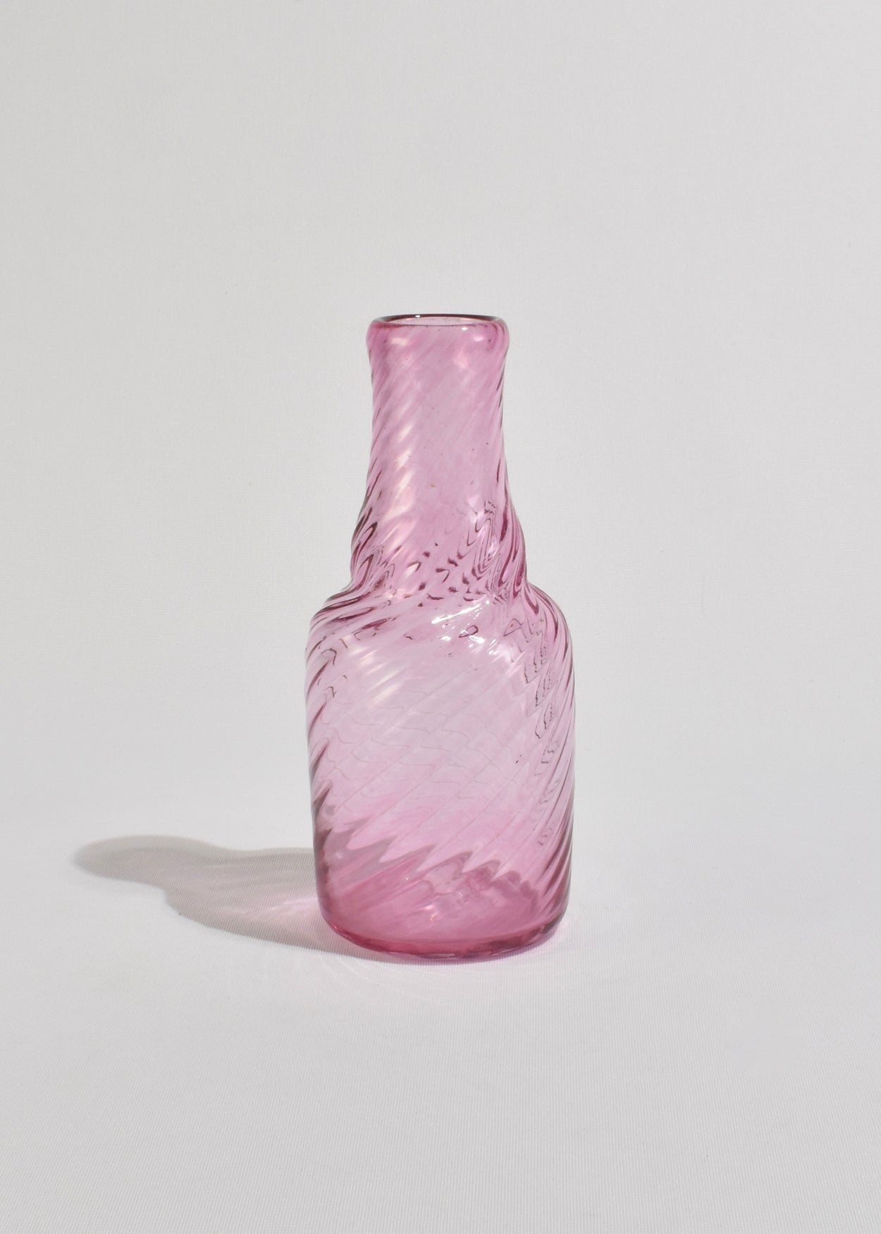 Pink Blown Glass Vase Sample