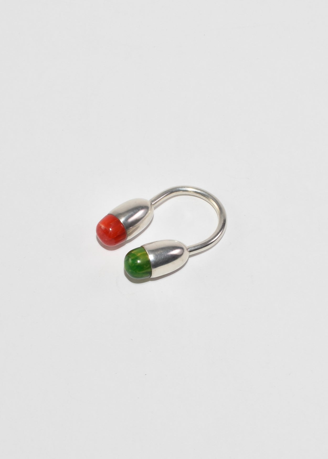 Red and Green Key Ring