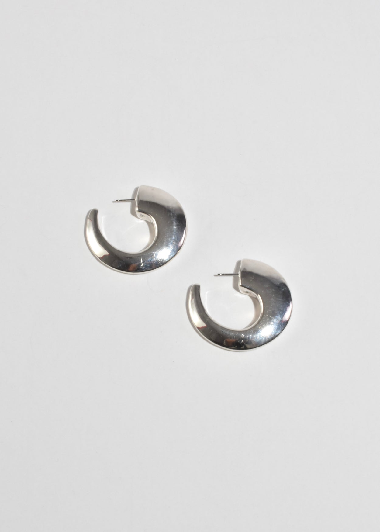 Sterling Statement Hoop Earrings