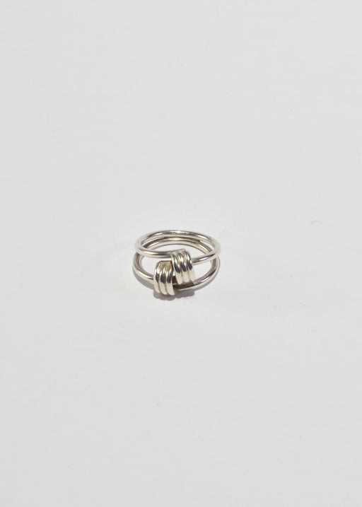 Sculptural Silver Ring