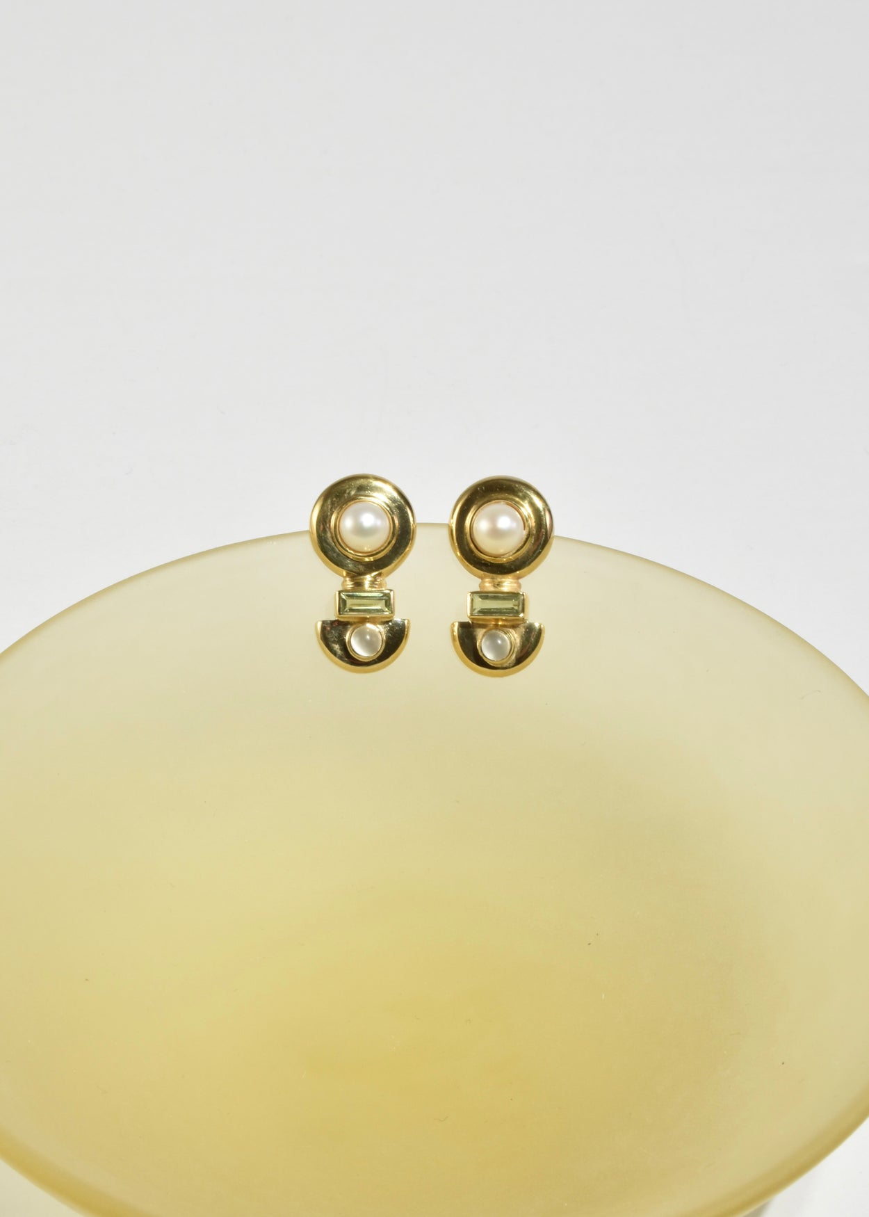 Gold Deco Earrings