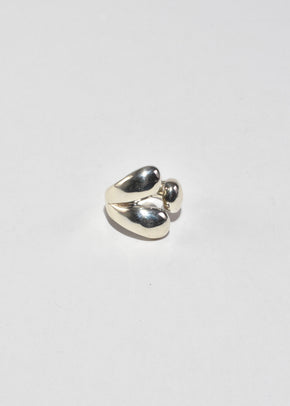 Sculptural Silver Ring