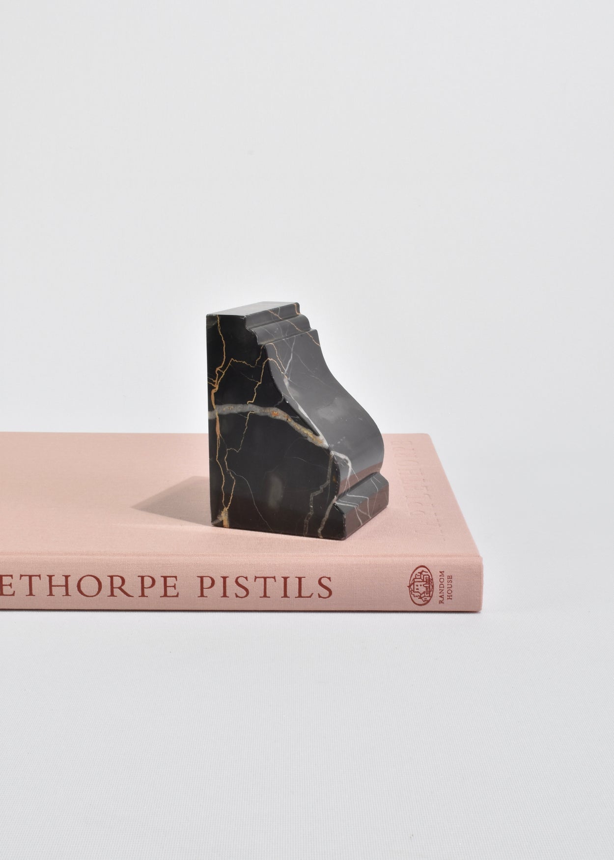 Black Marble Bookends