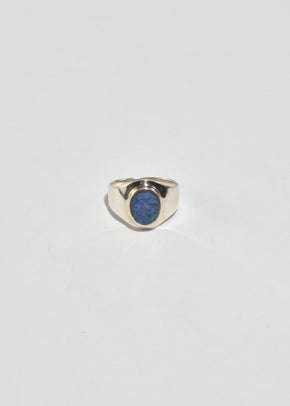 Lapis Signet Ring